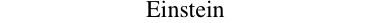 Einstein